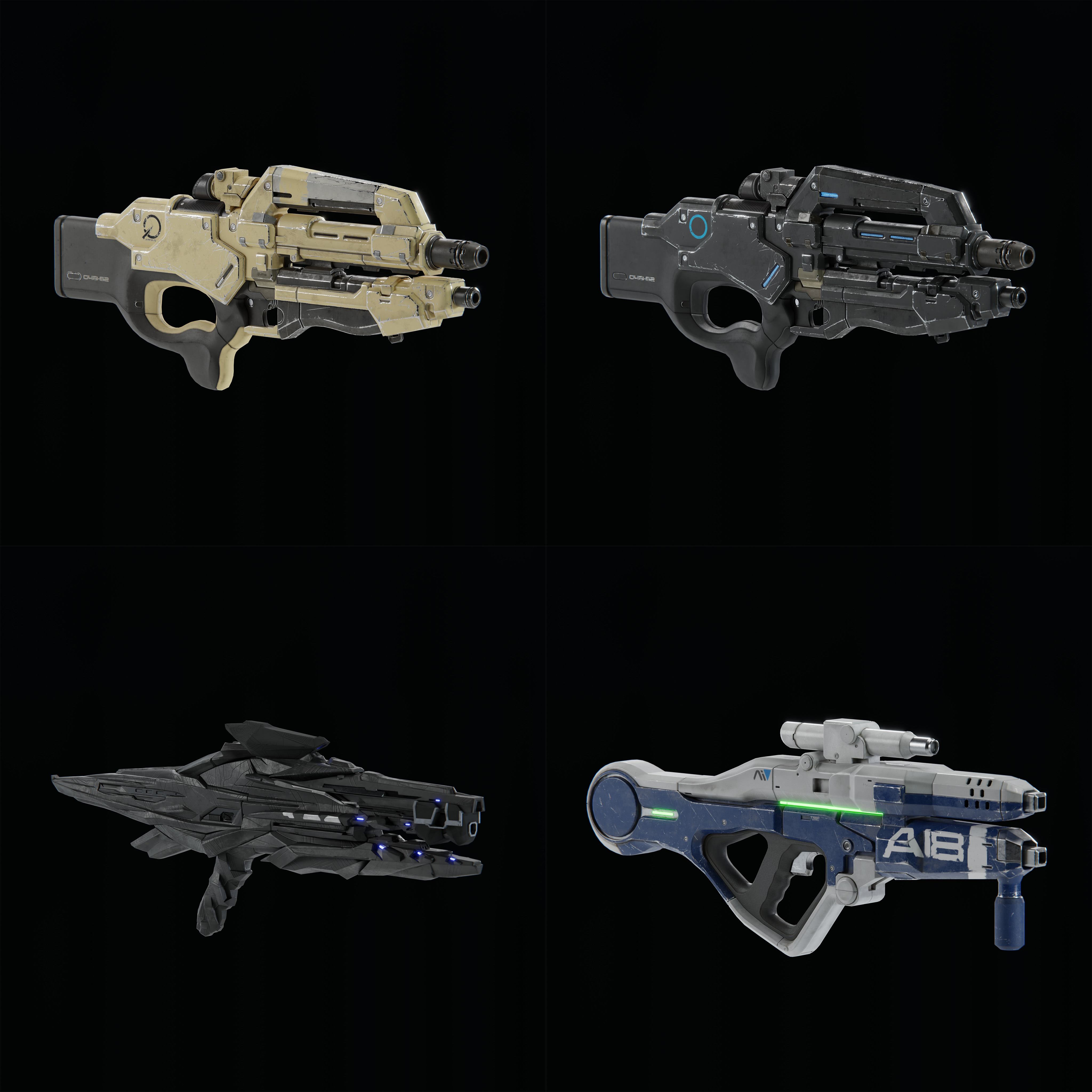 Open3DLab • Assault Rifles [Mass Effect Andromeda]