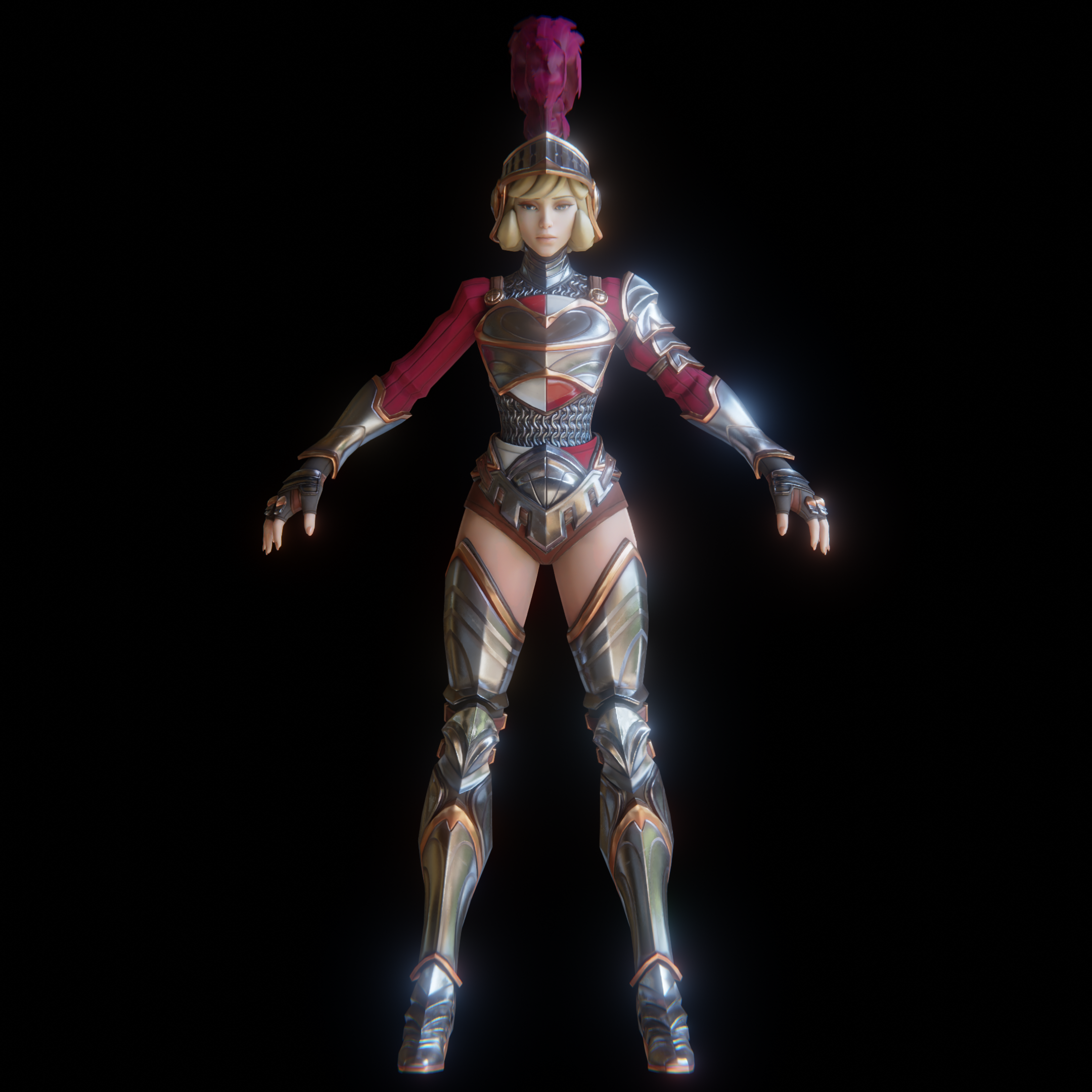 Open3DLab • Mercy Royal Knight Skin (Overwatch 2)