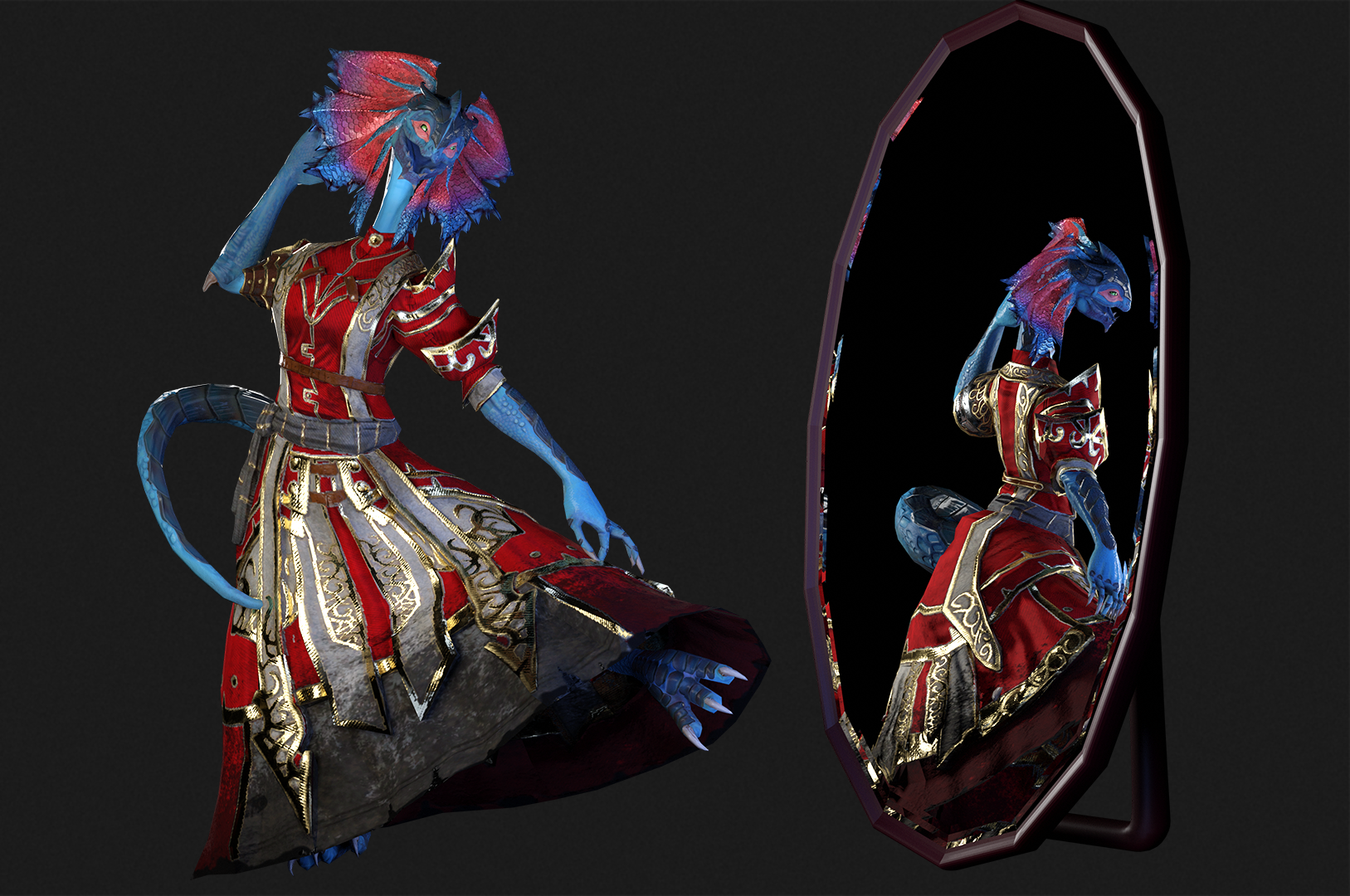 SFMLab • Lizard Females (Divinity: Original Sin 2)