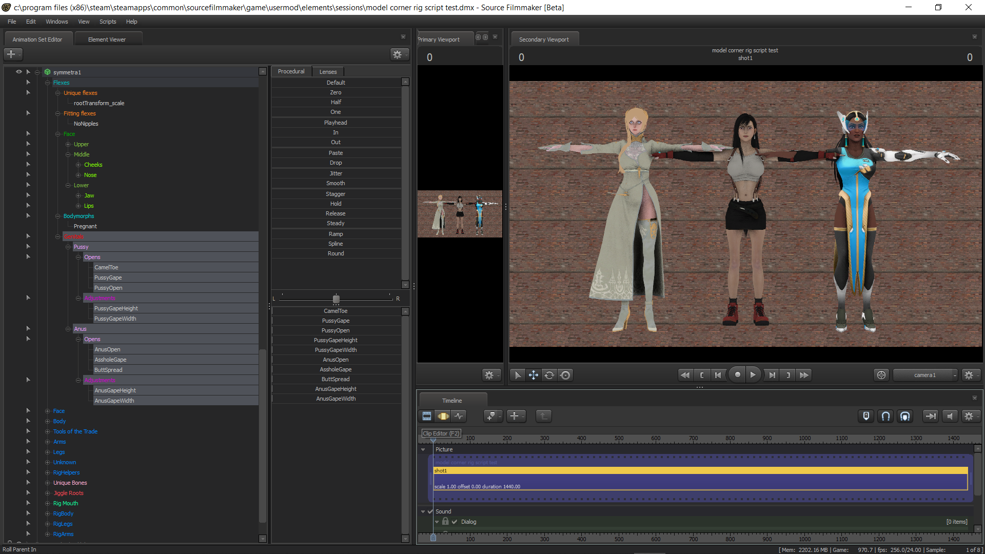 SFMLab • ThatSFMNoob's Model Corner Rig Scripts