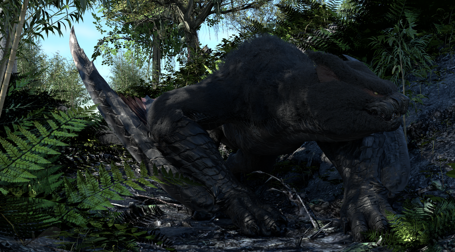 Open3DLab • MHW:I Nargacuga pack (+subspecies) v1.5b
