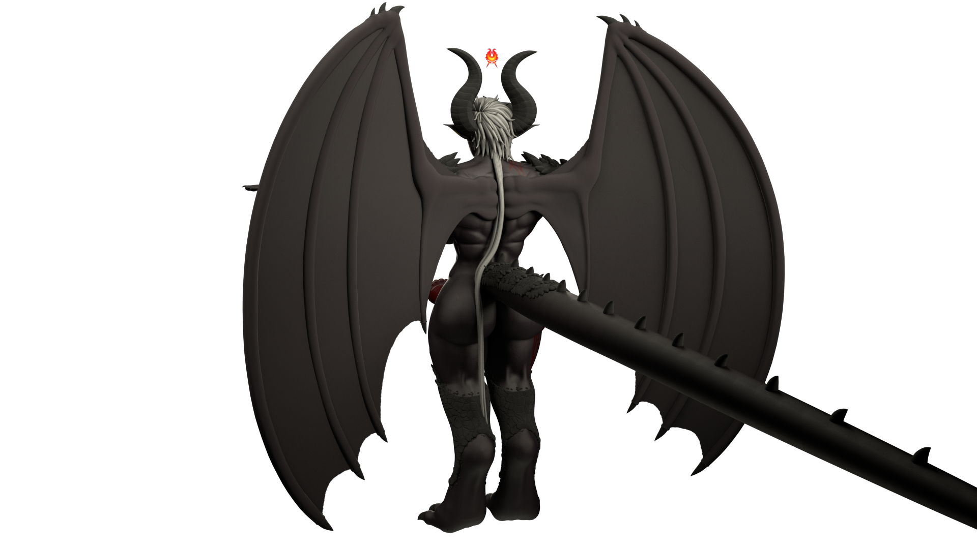 SmutBase • Arch Demon Obsidian - OC