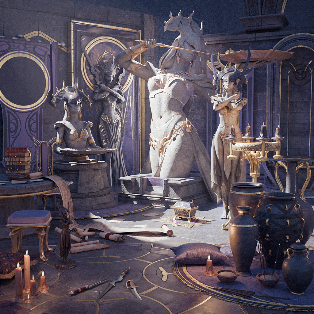 Open3DLab • Sharran Dungeon Asset Library