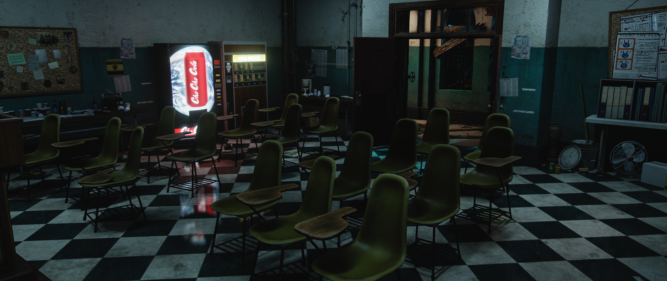 Open3DLab • Resident Evil 2 - 1998 RPD Operations Room