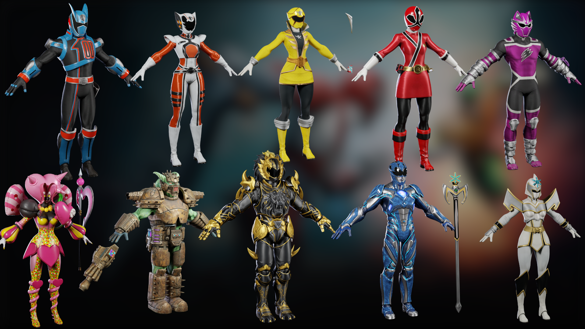 Open3DLab • Power Rangers Battle for the Grid