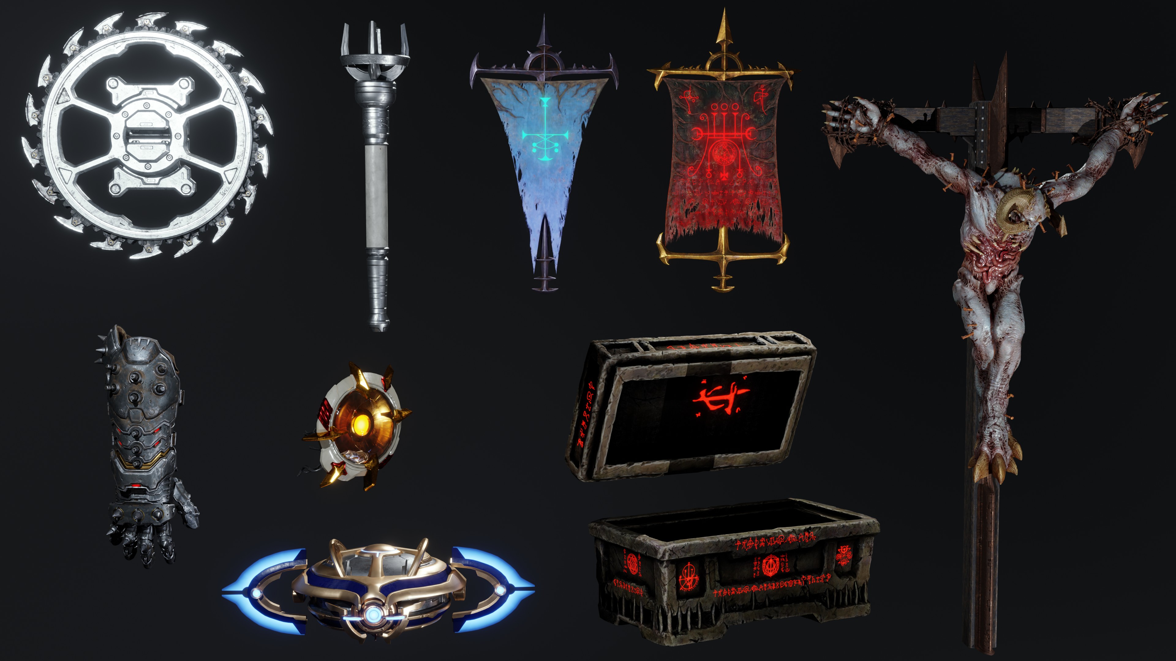 Open3DLab • Props&stuff | Doom The Dark Ages
