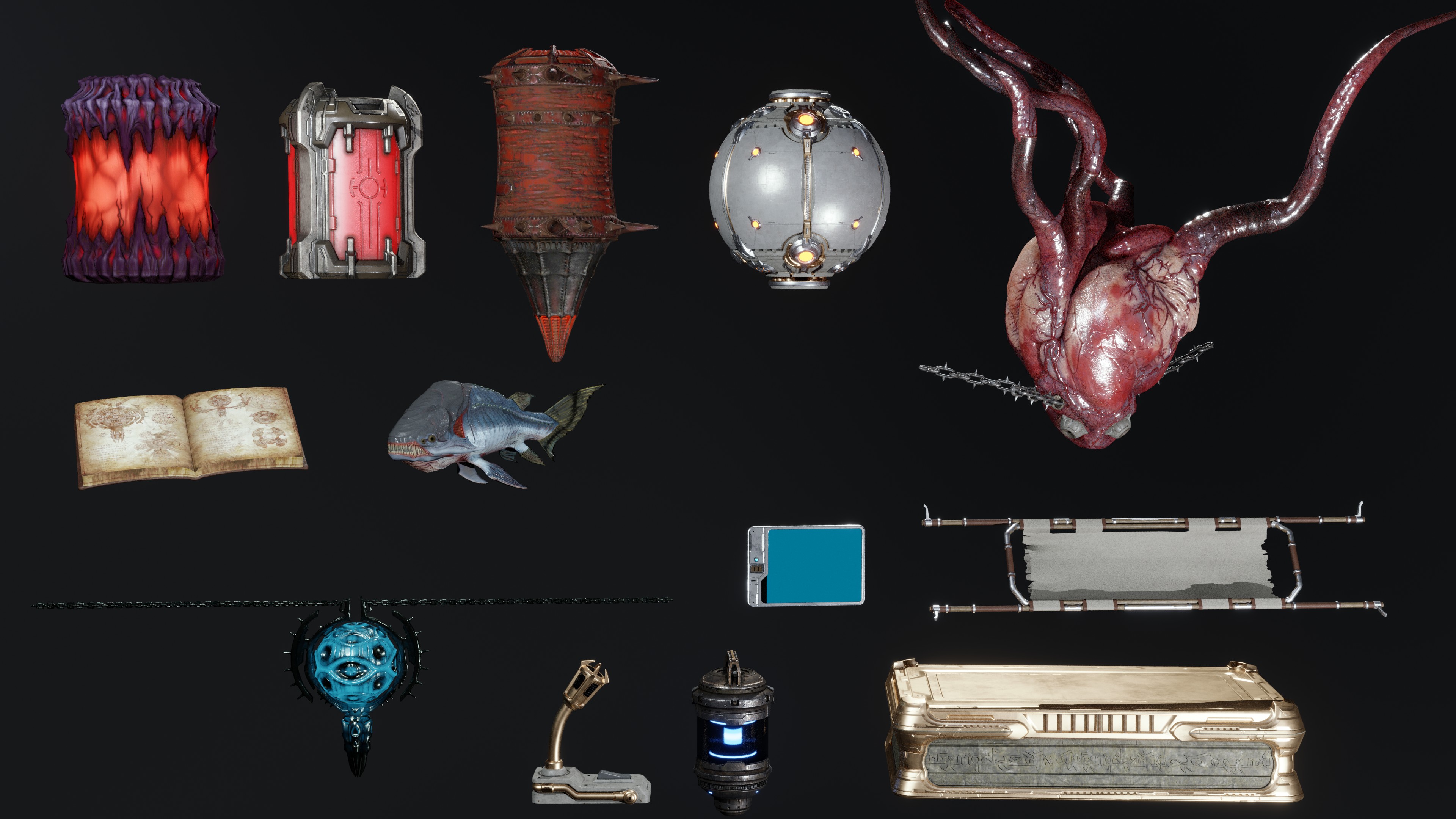 Open3DLab • Props&stuff | Doom The Dark Ages