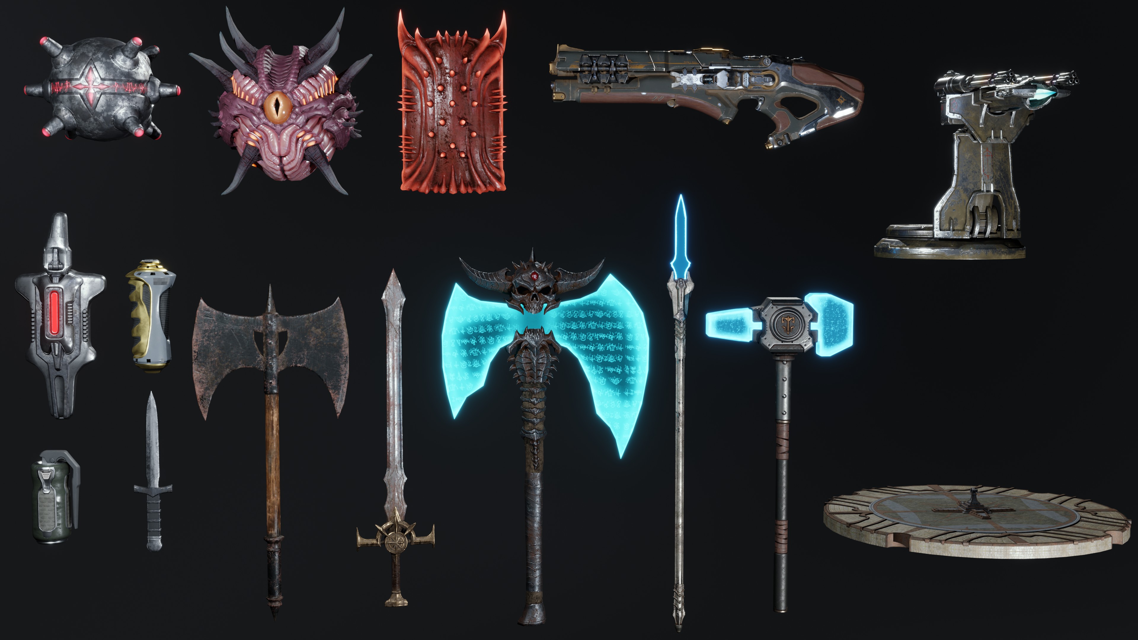 Open3DLab • Props&stuff | Doom The Dark Ages