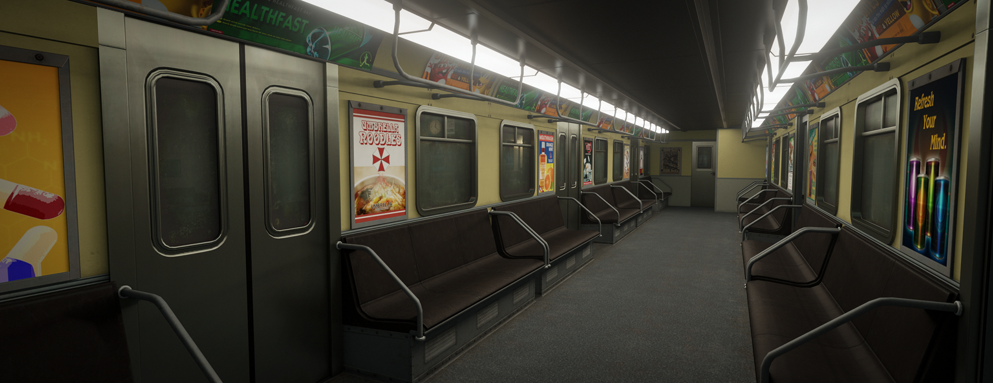 Open3DLab • Resident Evil 3 - Subway Entrance & Platform
