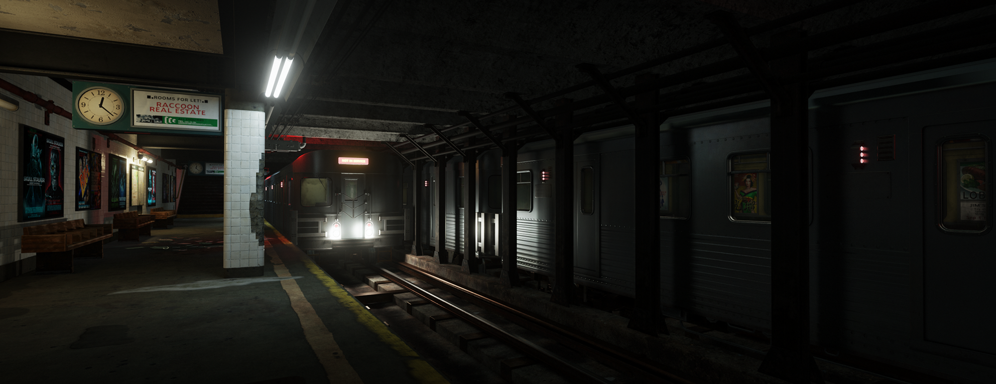 Open3DLab • Resident Evil 3 - Subway Entrance & Platform