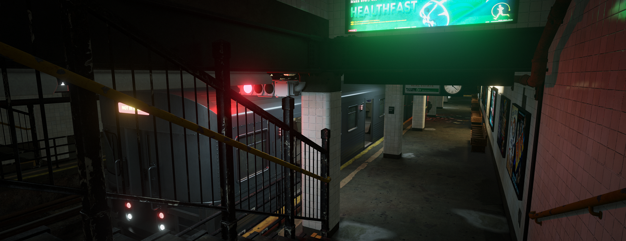 Open3DLab • Resident Evil 3 - Subway Entrance & Platform