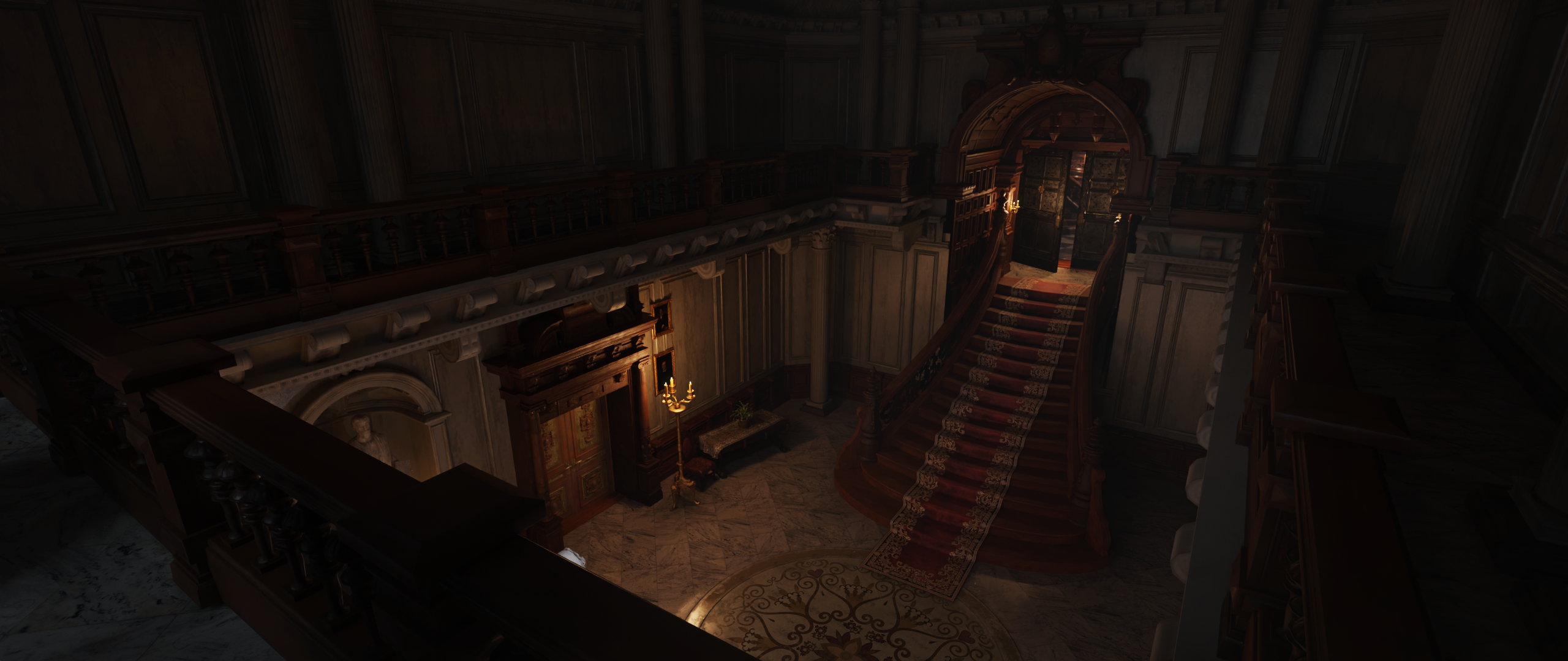 Open3DLab • Resident Evil 8 - Hall of the Four