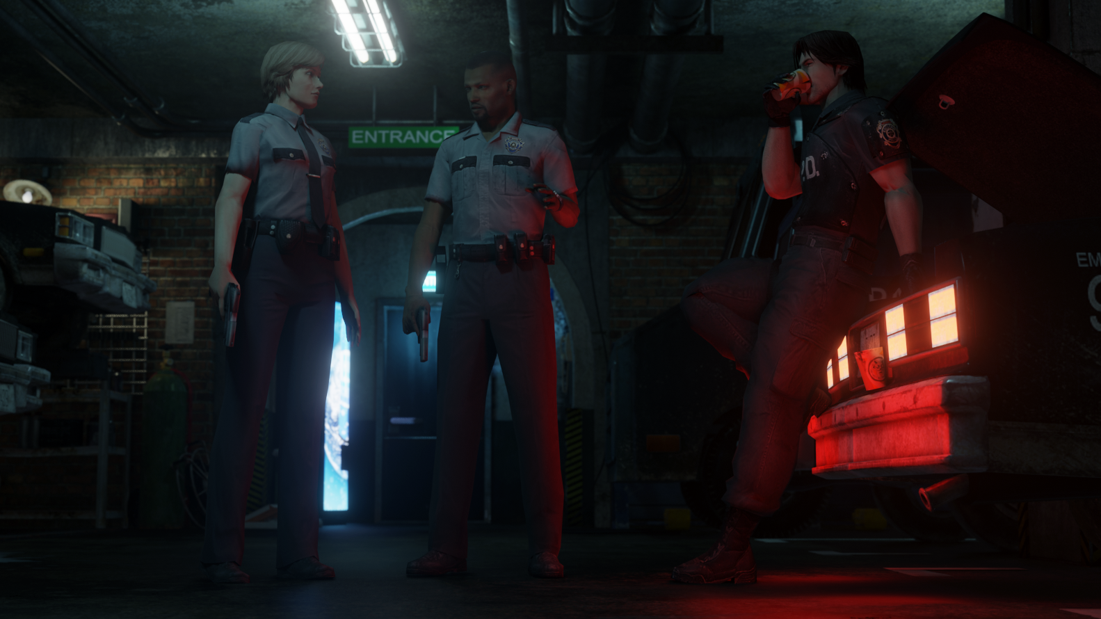 Open3DLab • Resident Evil 2 - 1998 RPD Parking Lot
