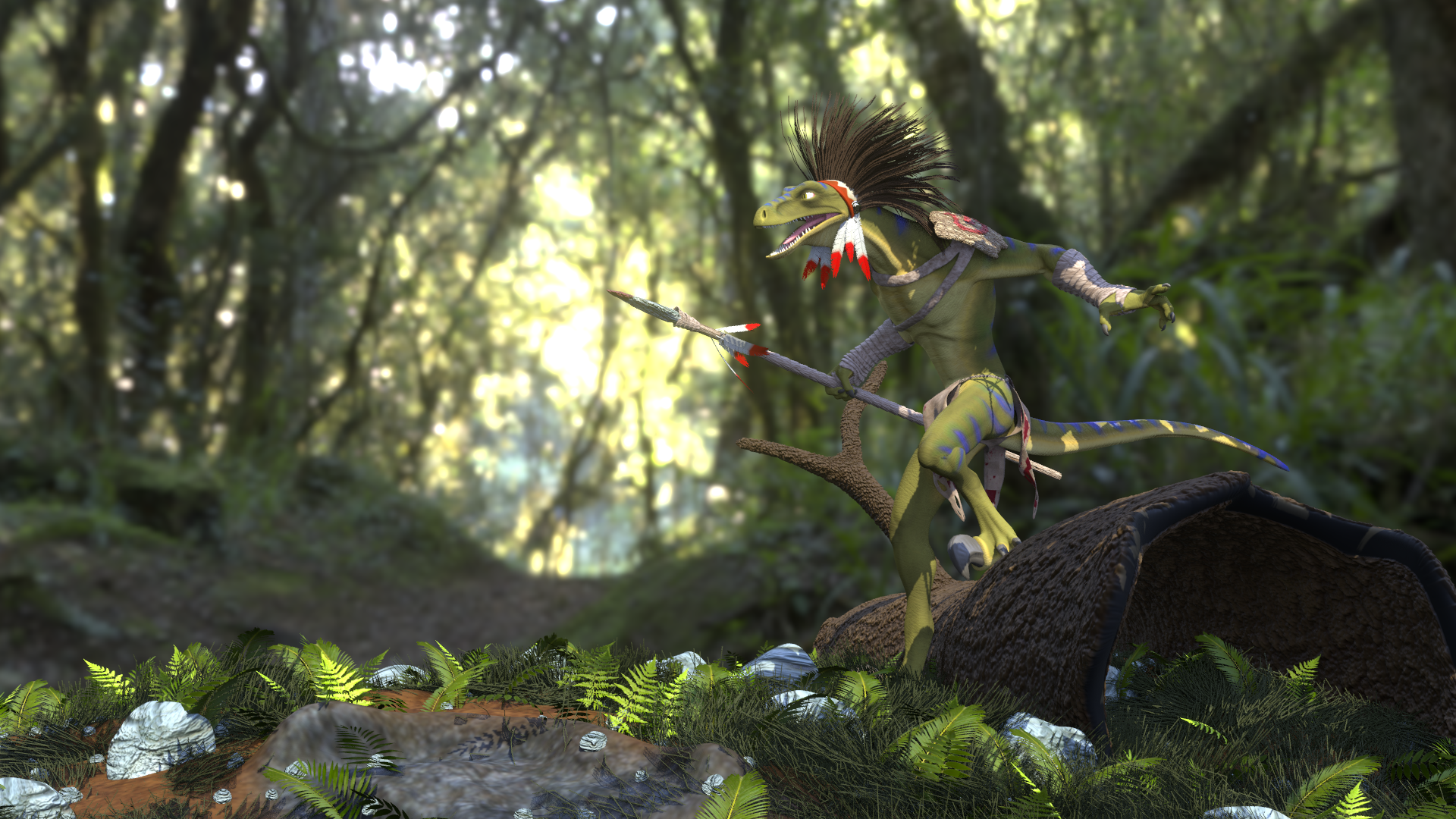 Open3DLab • Raptorian Hunter