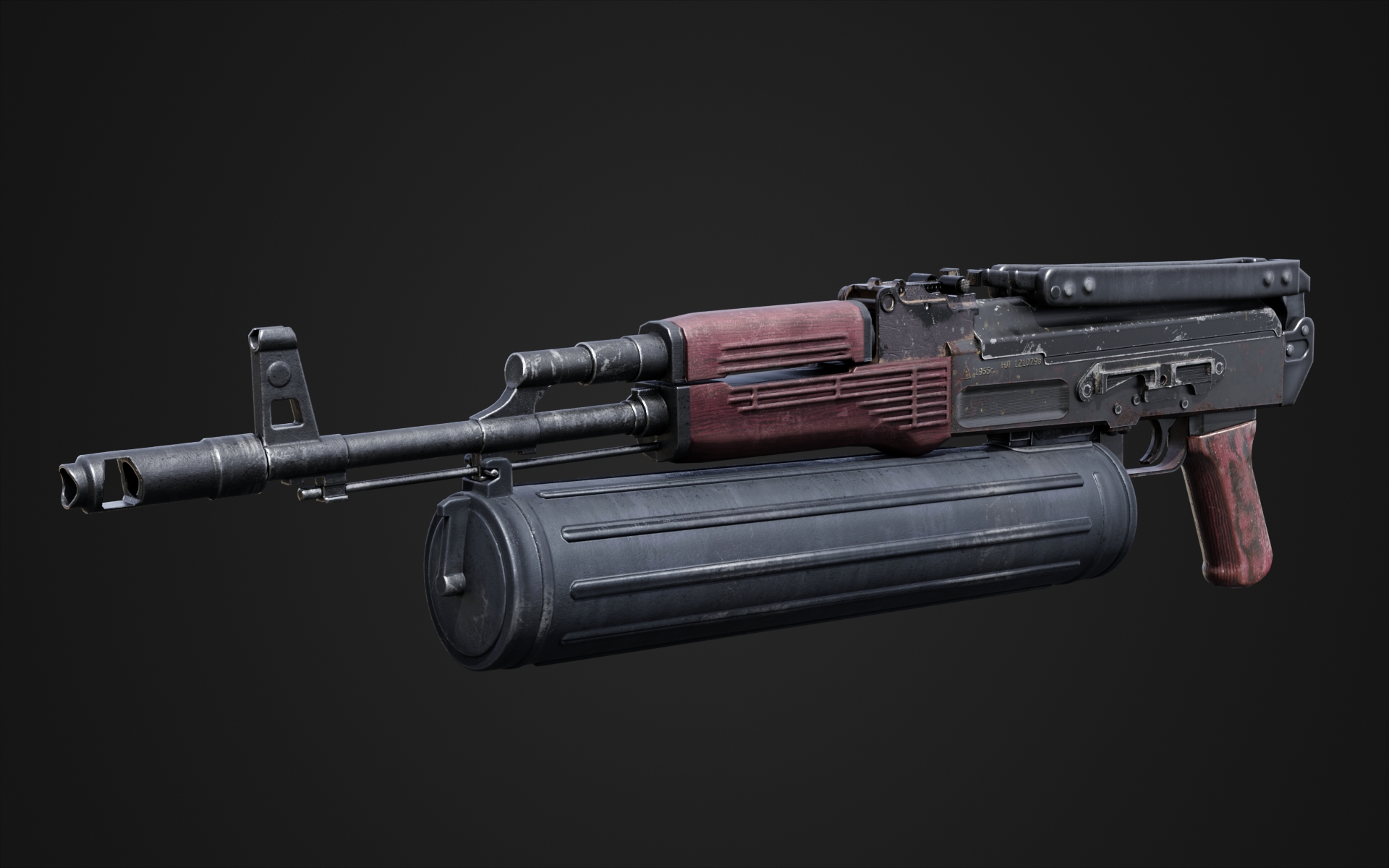Open3DLab • North Korean Type 88-2 (Helical AK)