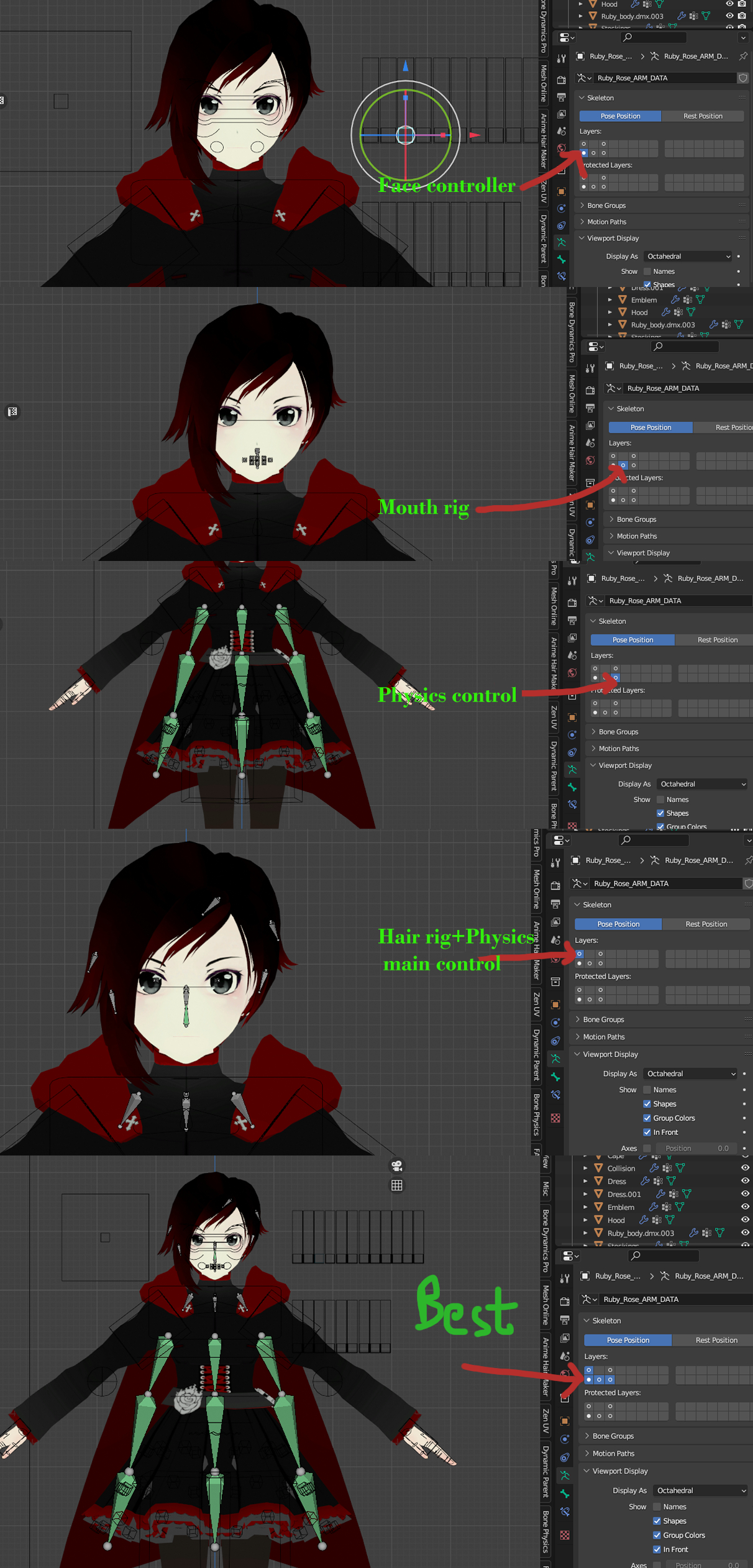 Open3DLab • Ruby Rose (Auto Rig Pro)