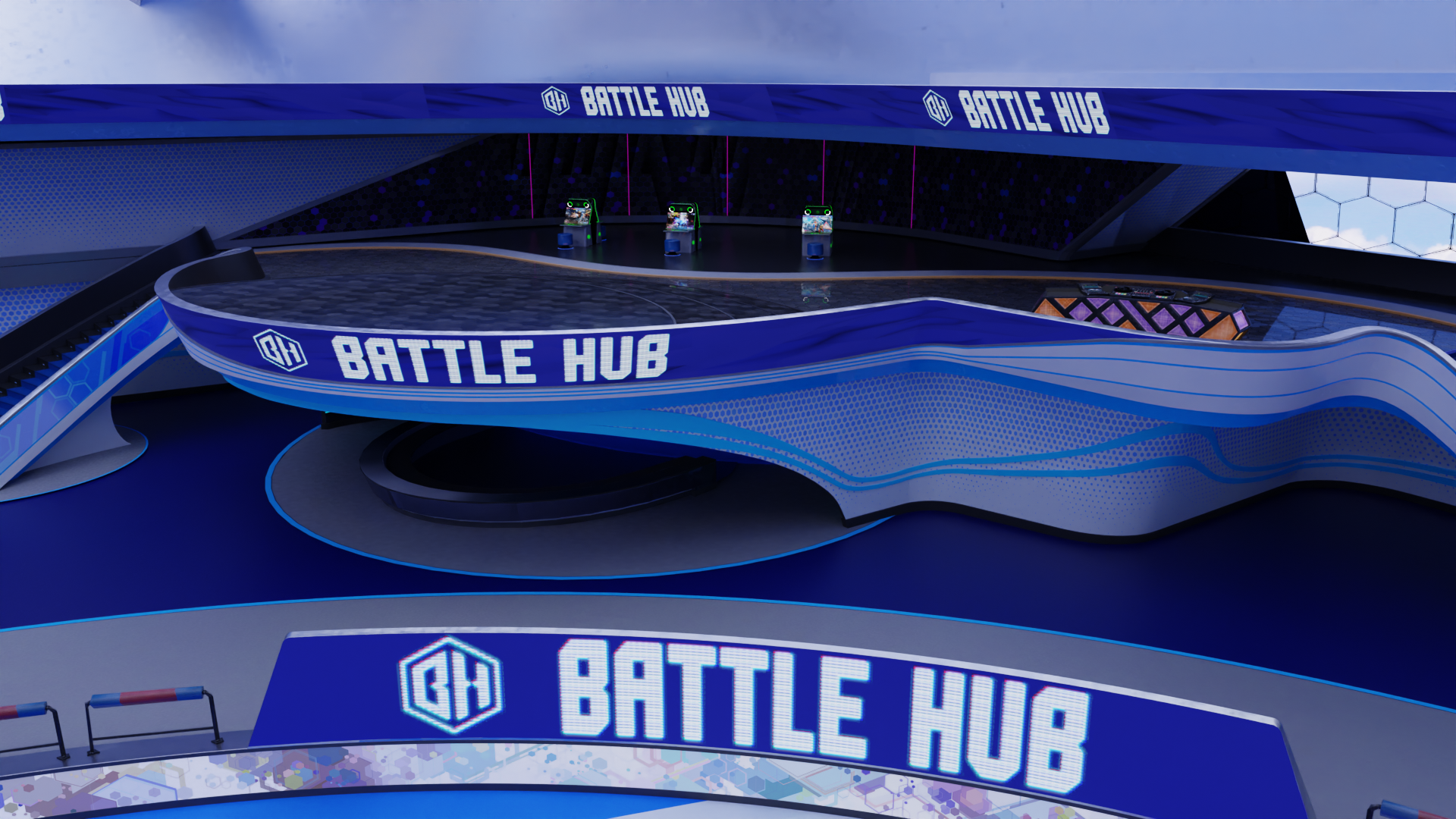 Open3DLab • Street Fighter 6 Battle Hub Stage