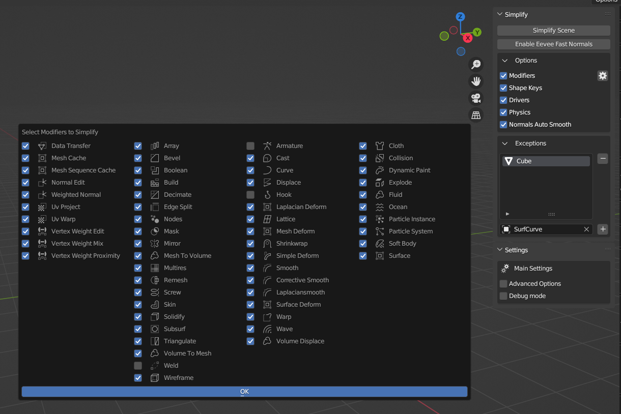 Open3DLab • Mustard Simplify