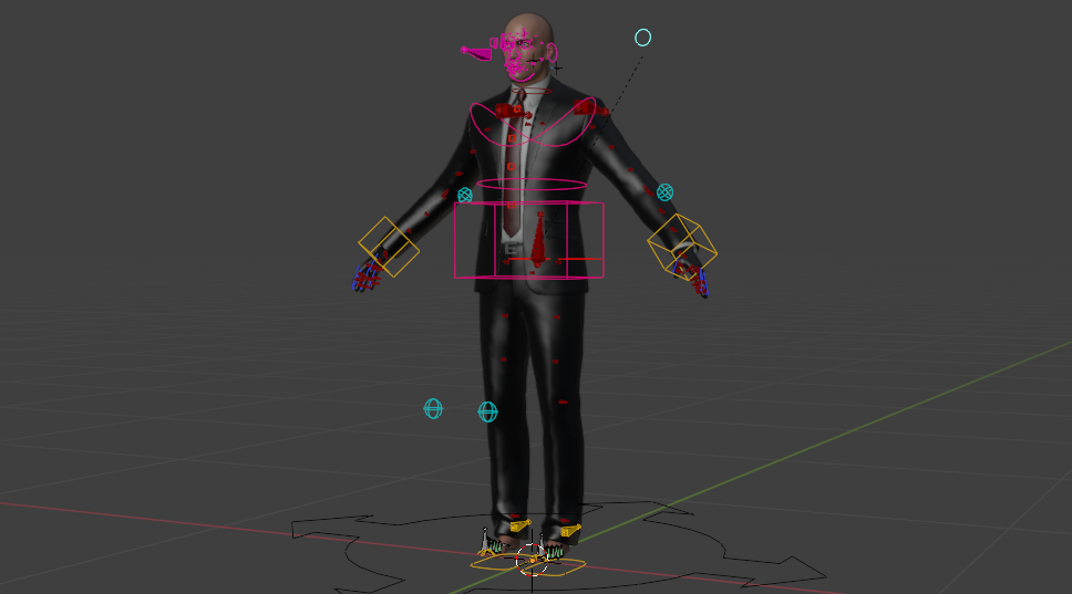 Open3DLab • Agent 47 (Hitman)