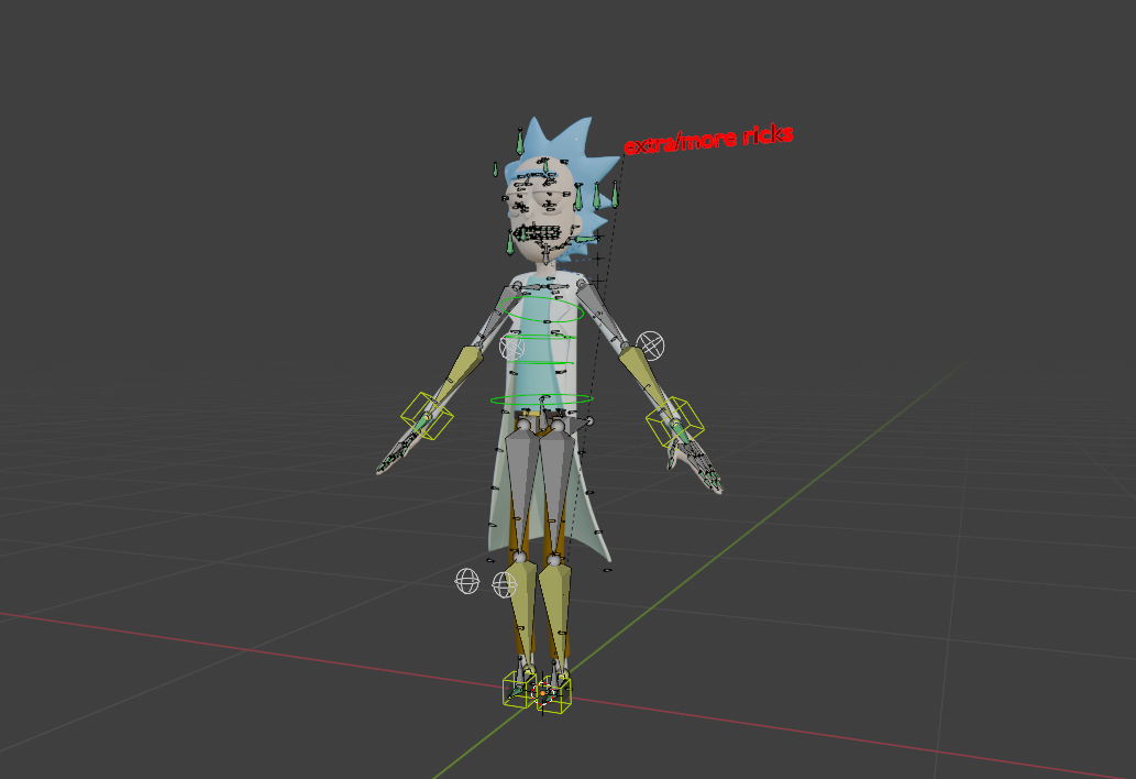 Open3DLab • Rick Sanchez (Multiverse/Rick and Morty)