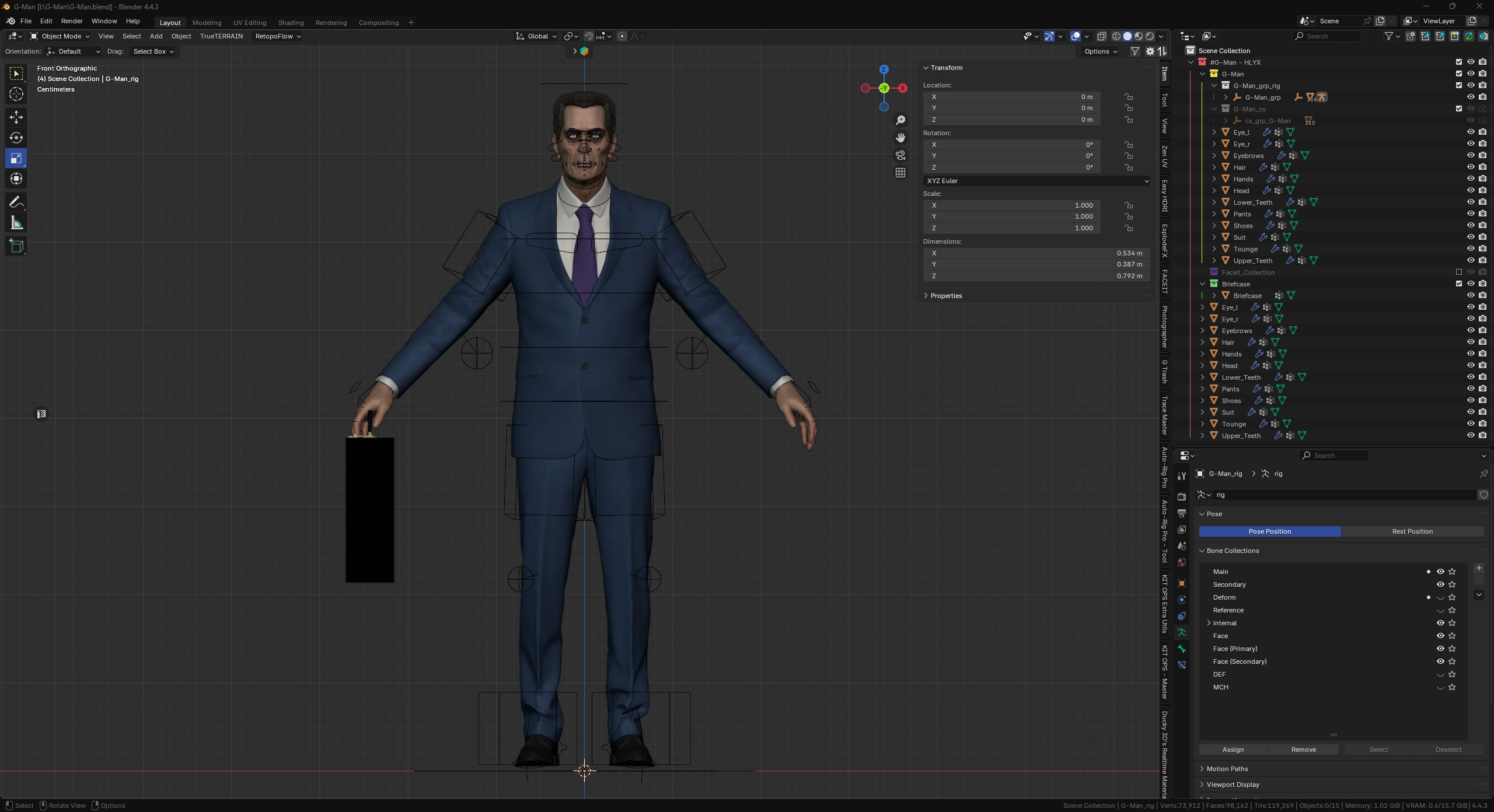 Open3DLab • G-Man - Half-Life: Alyx