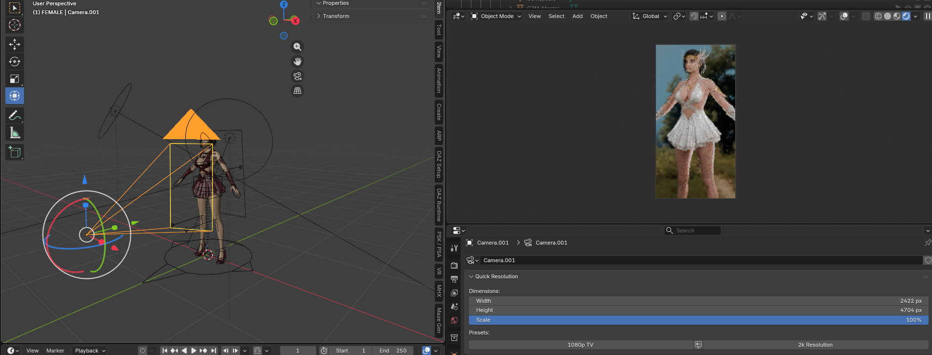 Open3DLab • Custom UI and Rendering preset
