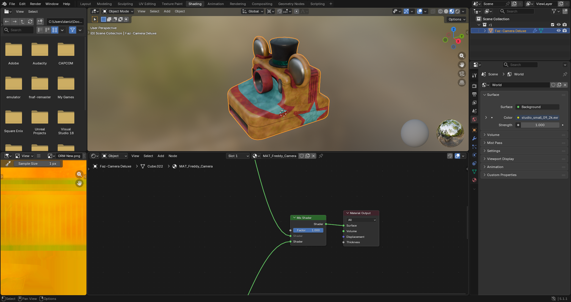 Open3DLab • Faz-Camera Deluxe