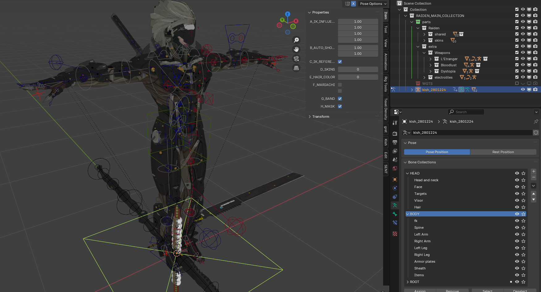 Open3DLab • Raiden (Metal Gear Rising: Revengeance)
