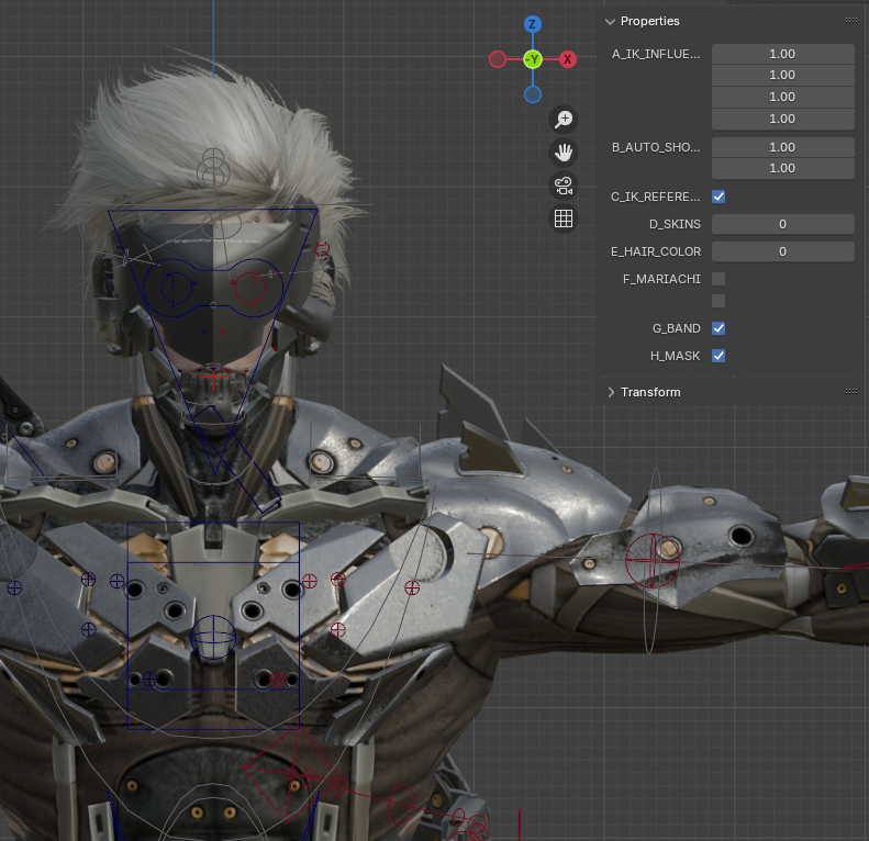 Open3DLab • Raiden (Metal Gear Rising: Revengeance)
