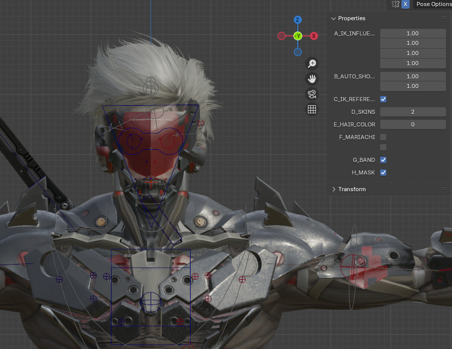 Open3DLab • Raiden (Metal Gear Rising: Revengeance)