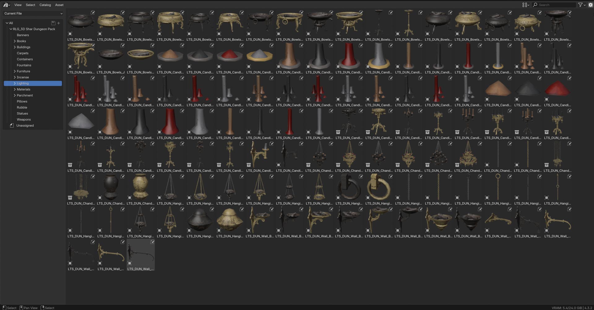 Open3DLab • Sharran Dungeon Asset Library