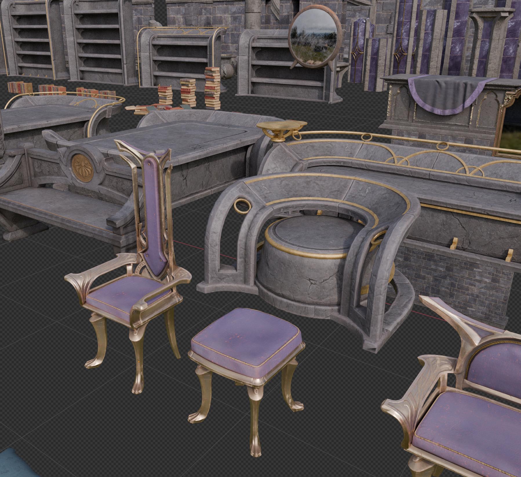 Open3DLab • Sharran Dungeon Asset Library