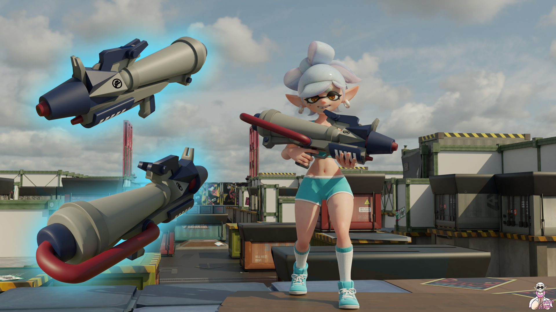 Open3DLab • Splatoon 2 - Splattershot Pro