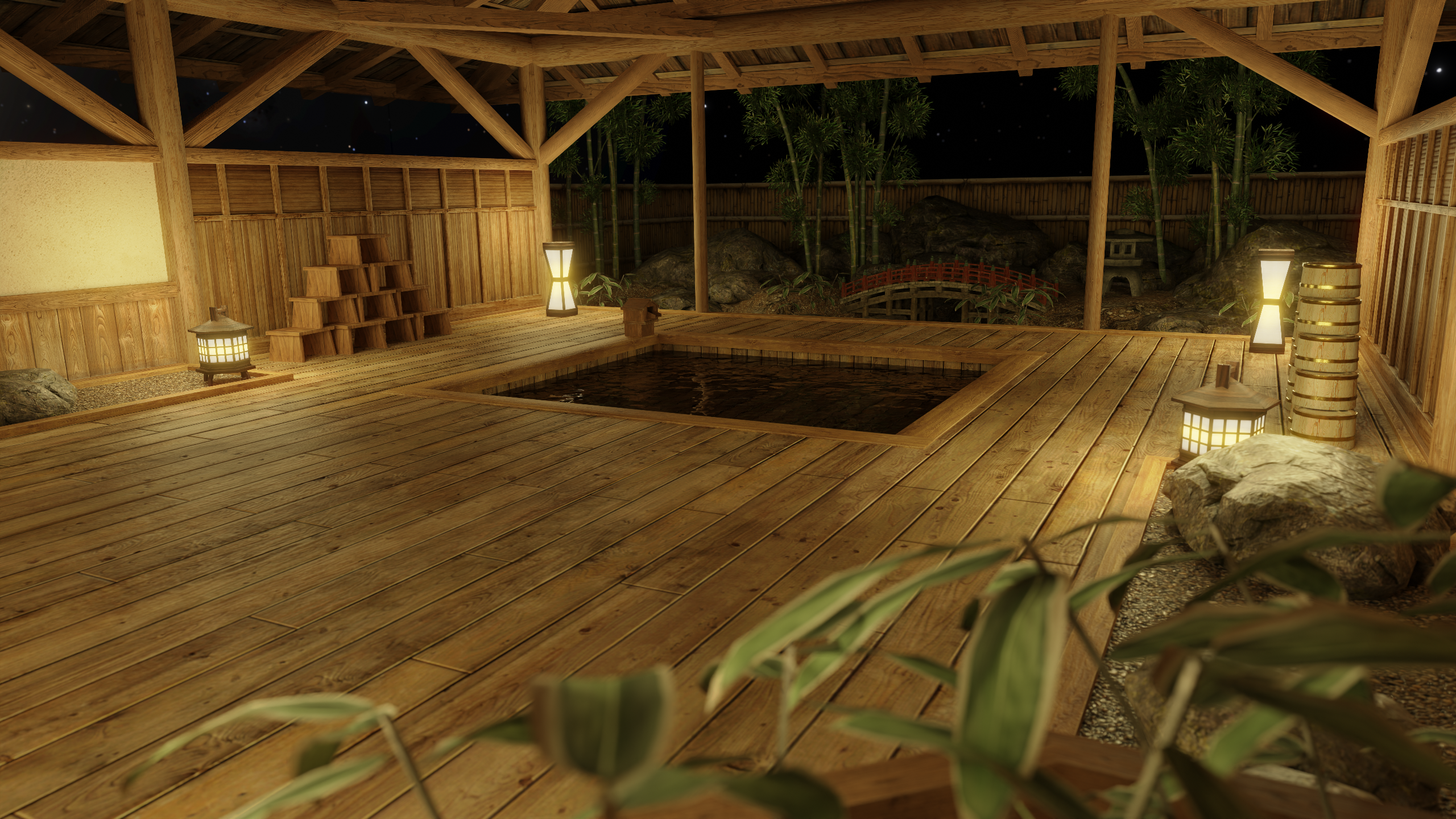Open3DLab • DoAXVV - Hot Spring Bath