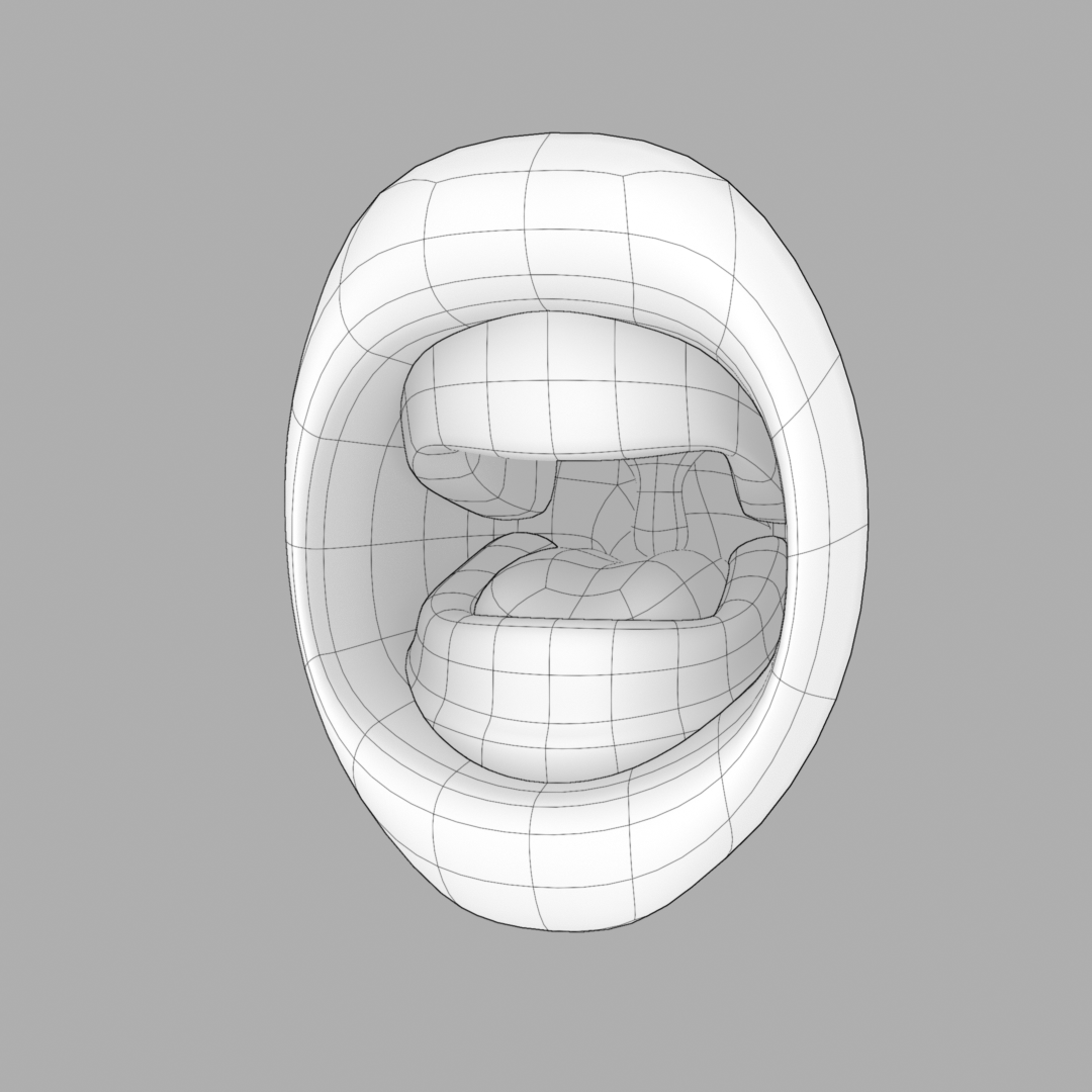 Open3DLab • TEEF: Mouth Cavity Base Mesh Insert