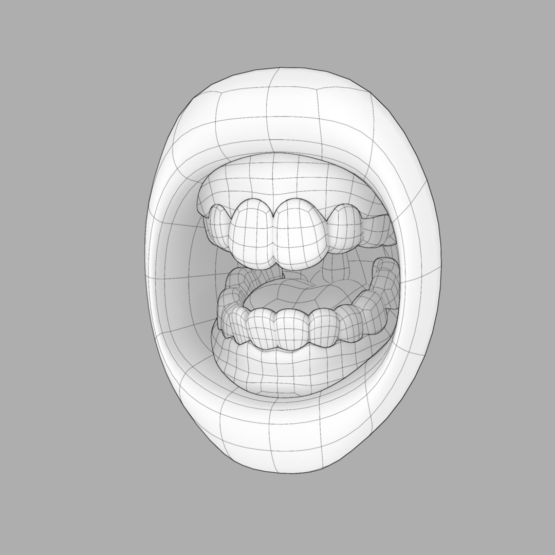 Open3DLab • TEEF: Mouth Cavity Base Mesh Insert
