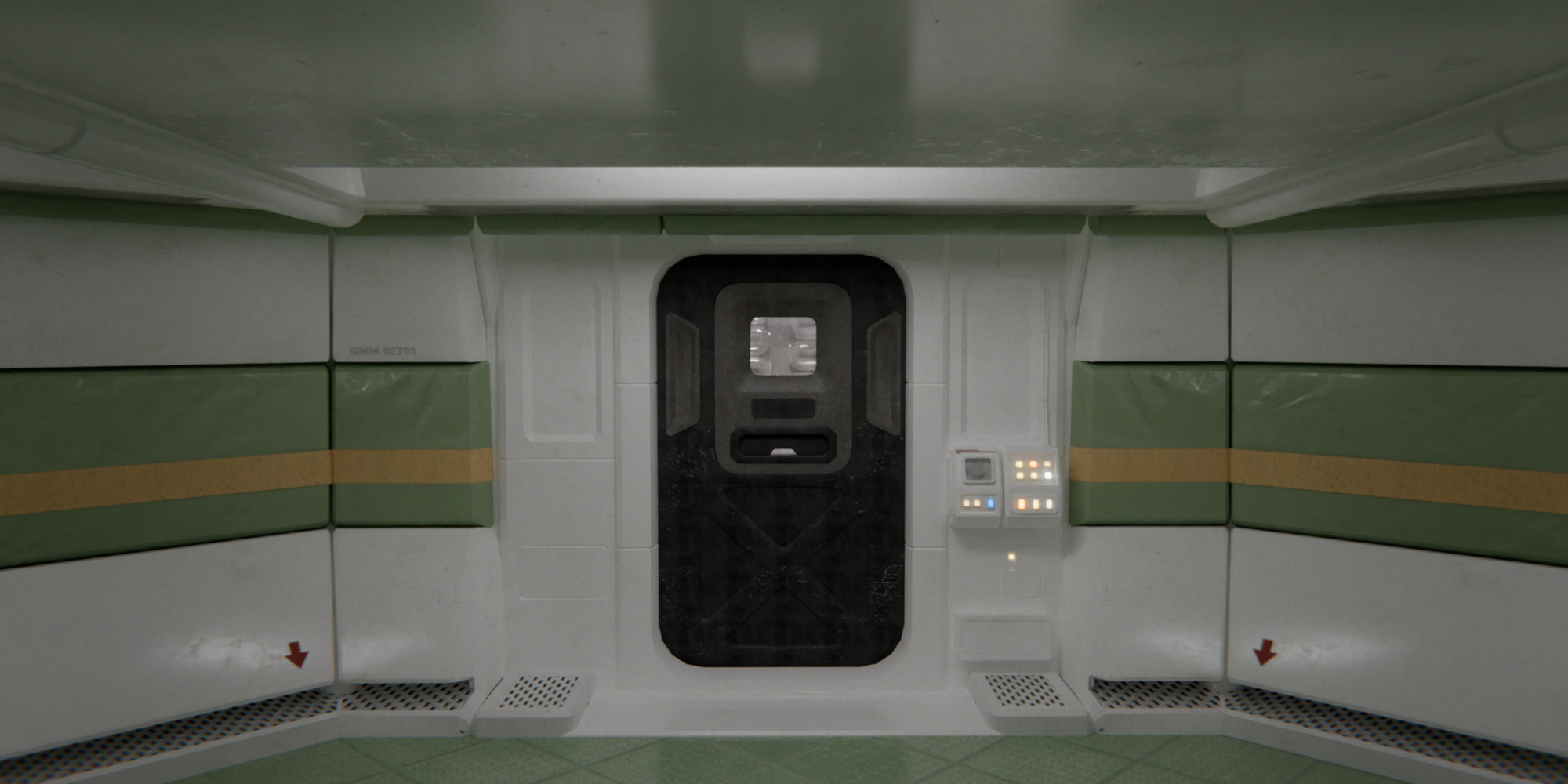 Open3DLab • Alien: Isolation Medical Facility Padded Walls Room