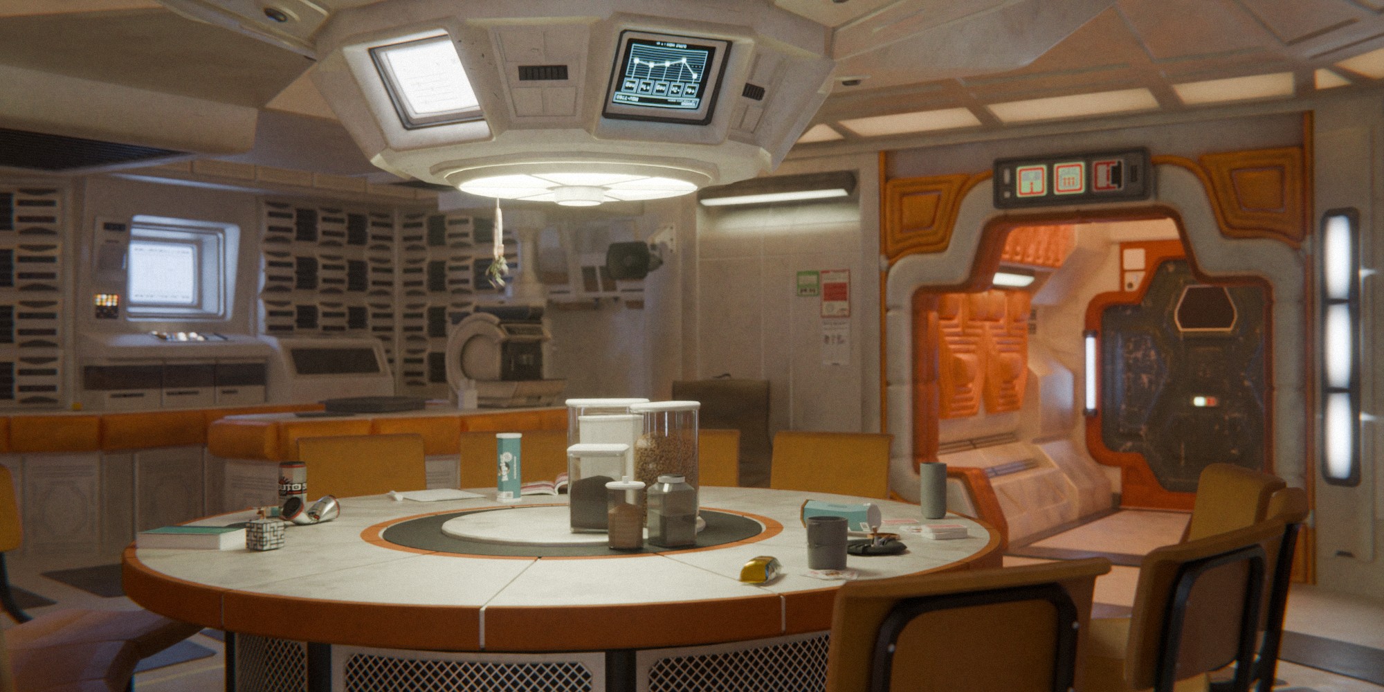 Open3DLab • Alien: Isolation Torrens Dining Room