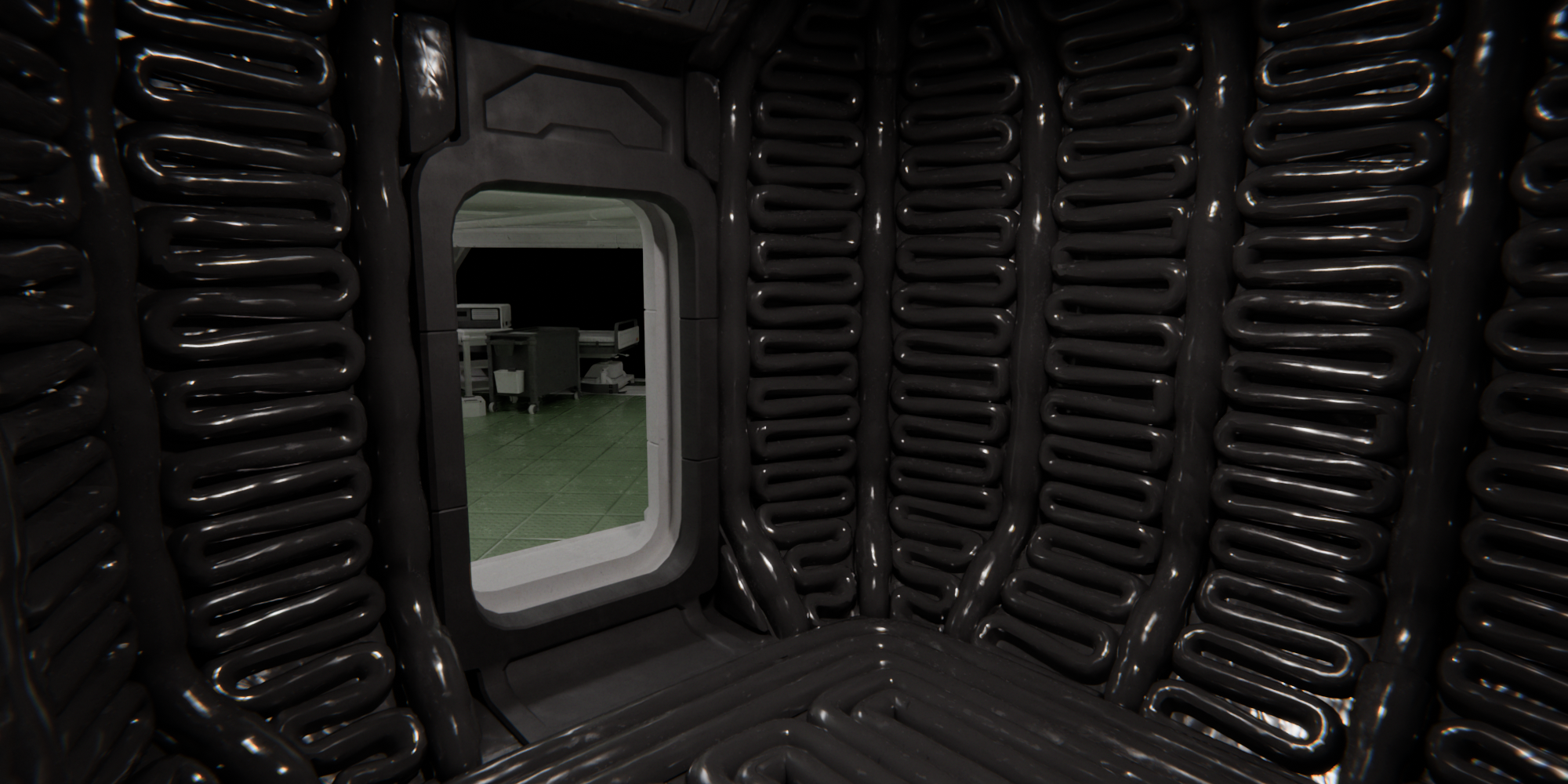 Open3DLab • Alien: Isolation Medical Facility Padded Walls Room