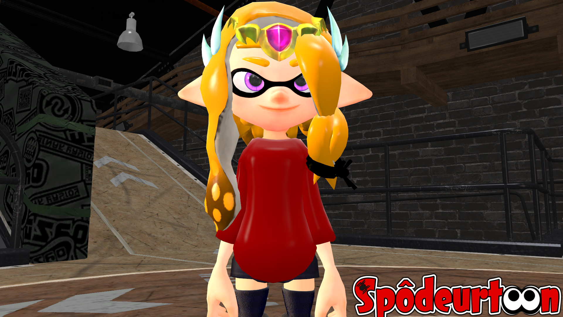 SFMLab • Splatoon X Zelda: Toon Zelda crown and hairclips