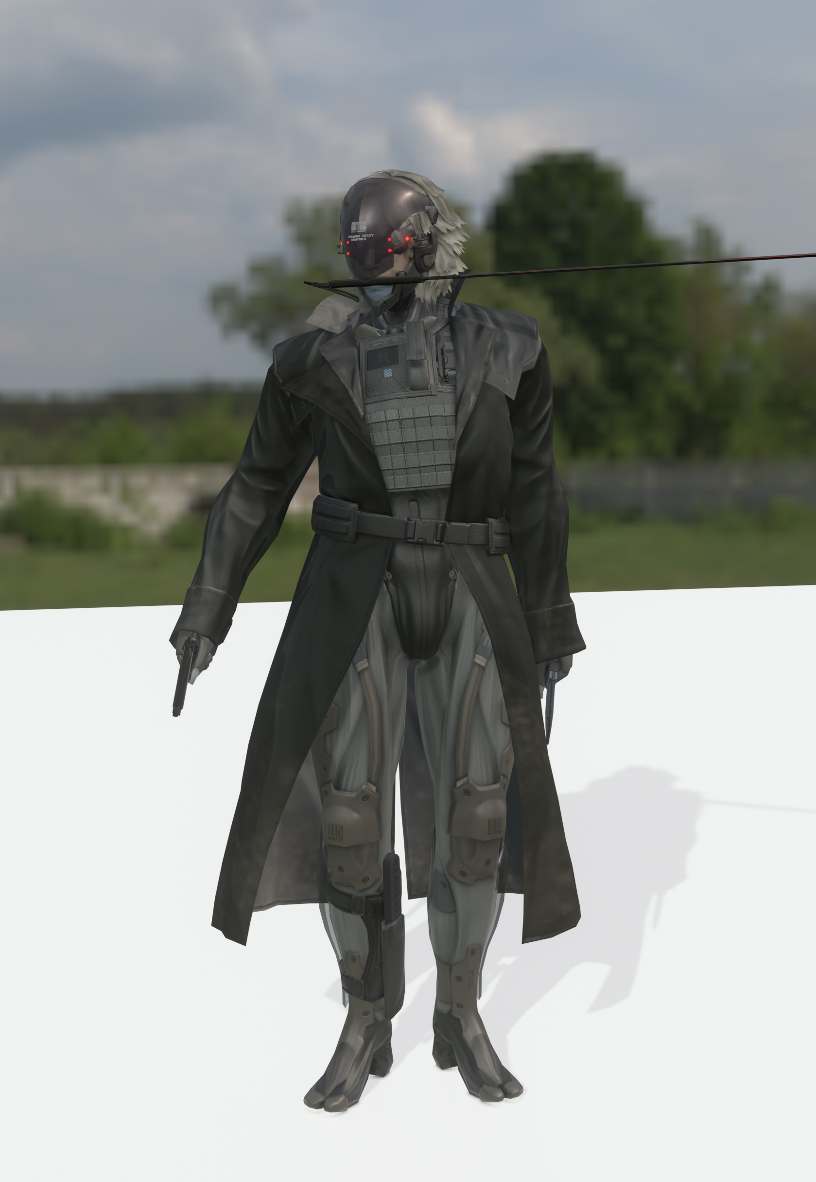 Open3DLab • Raiden (Metal Gear Solid 4)