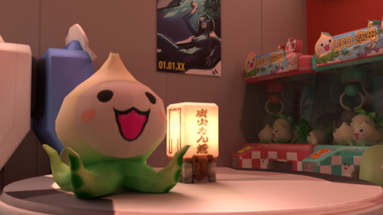 Open3DLab • Overwatch Hanamura Arcade for Blender 2.79