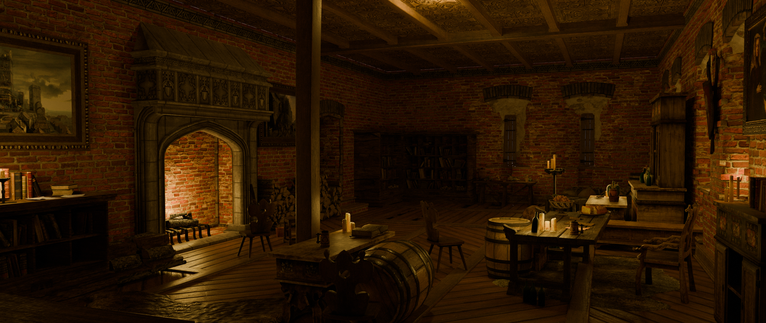 Open3DLab • The Witcher 3 Baron's room