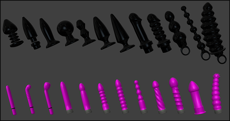 SFMLab  Vibrator and Buttplug Pack