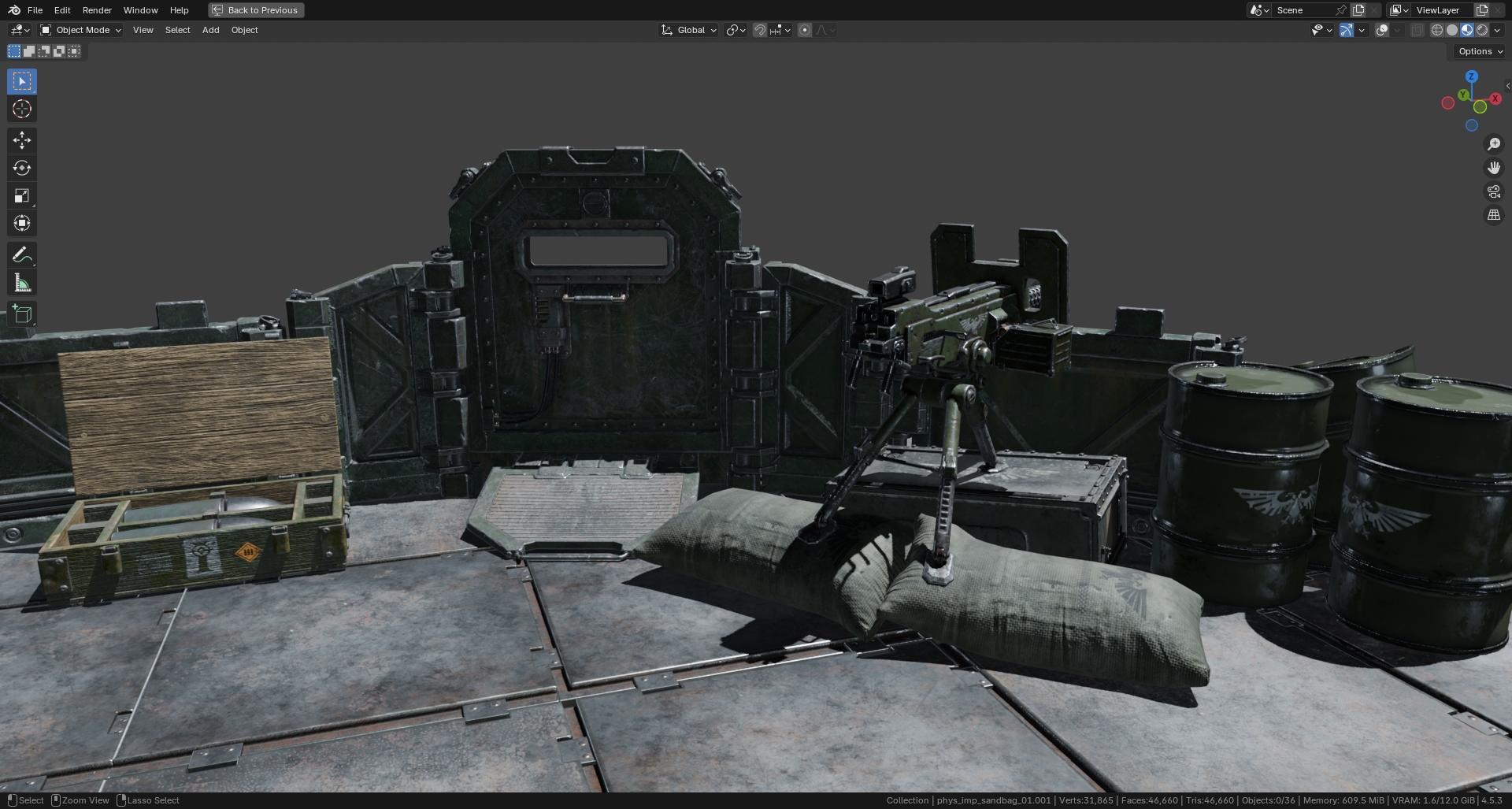 Open3DLab • WH40K SM2 - Assets Browser