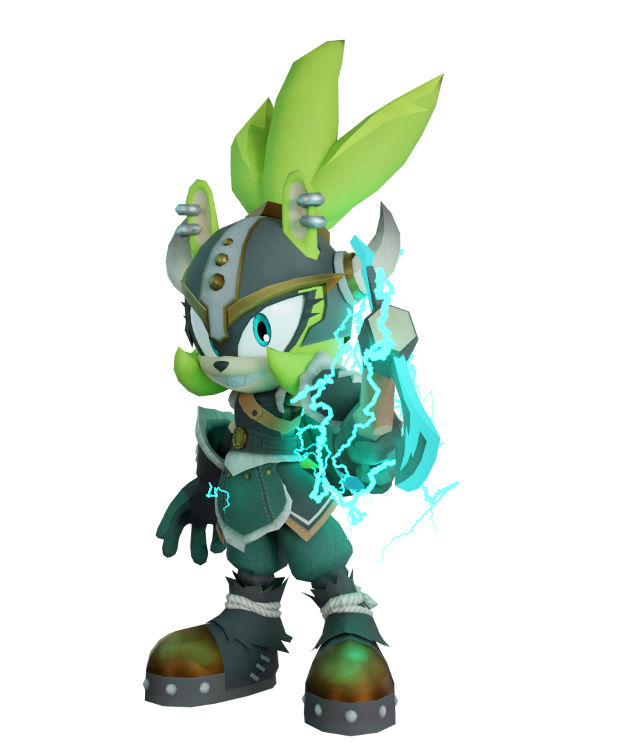 Open3DLab • random sonic character rigs made with quick rig