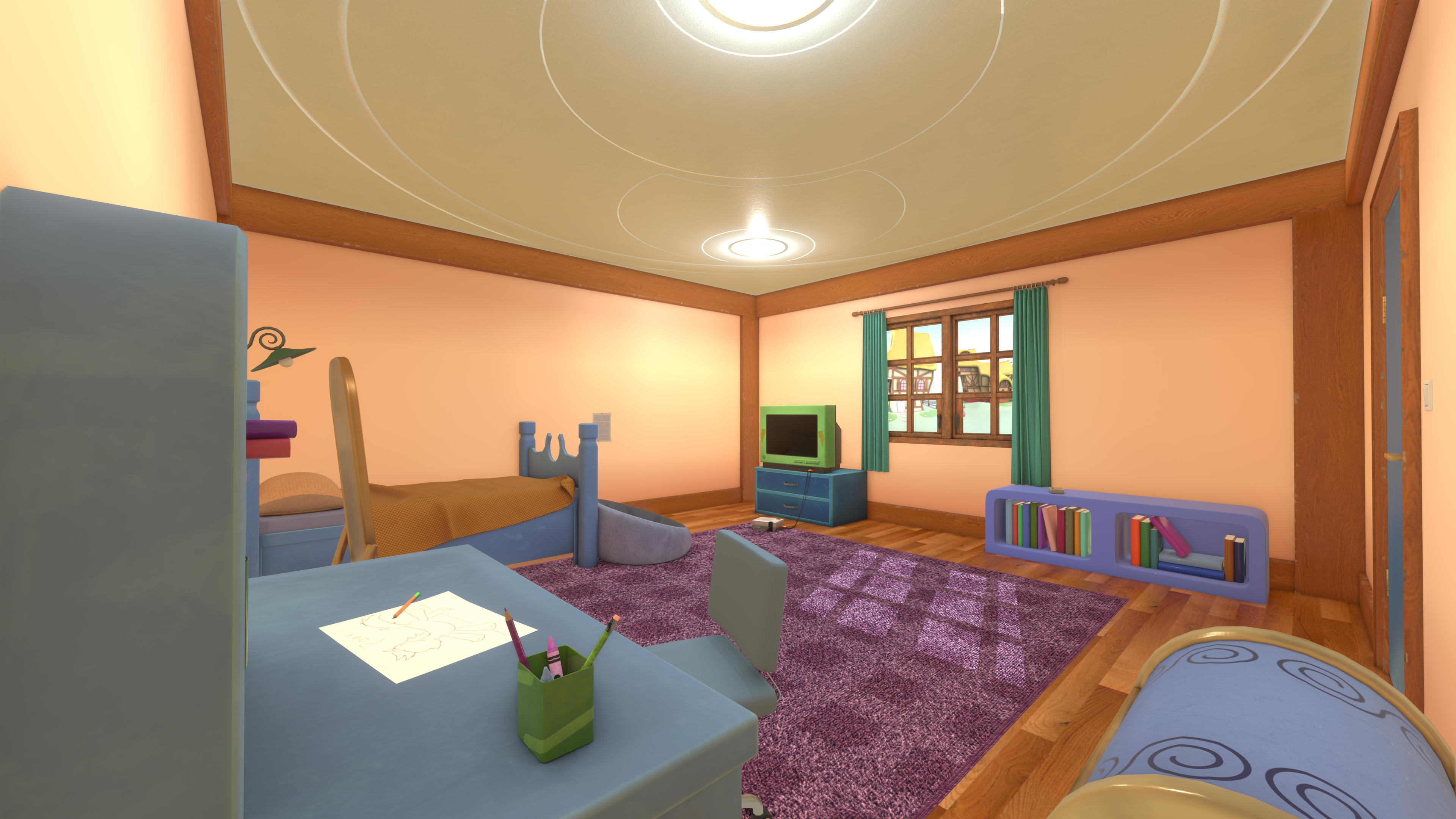 Open3DLab • Button Mash's Room