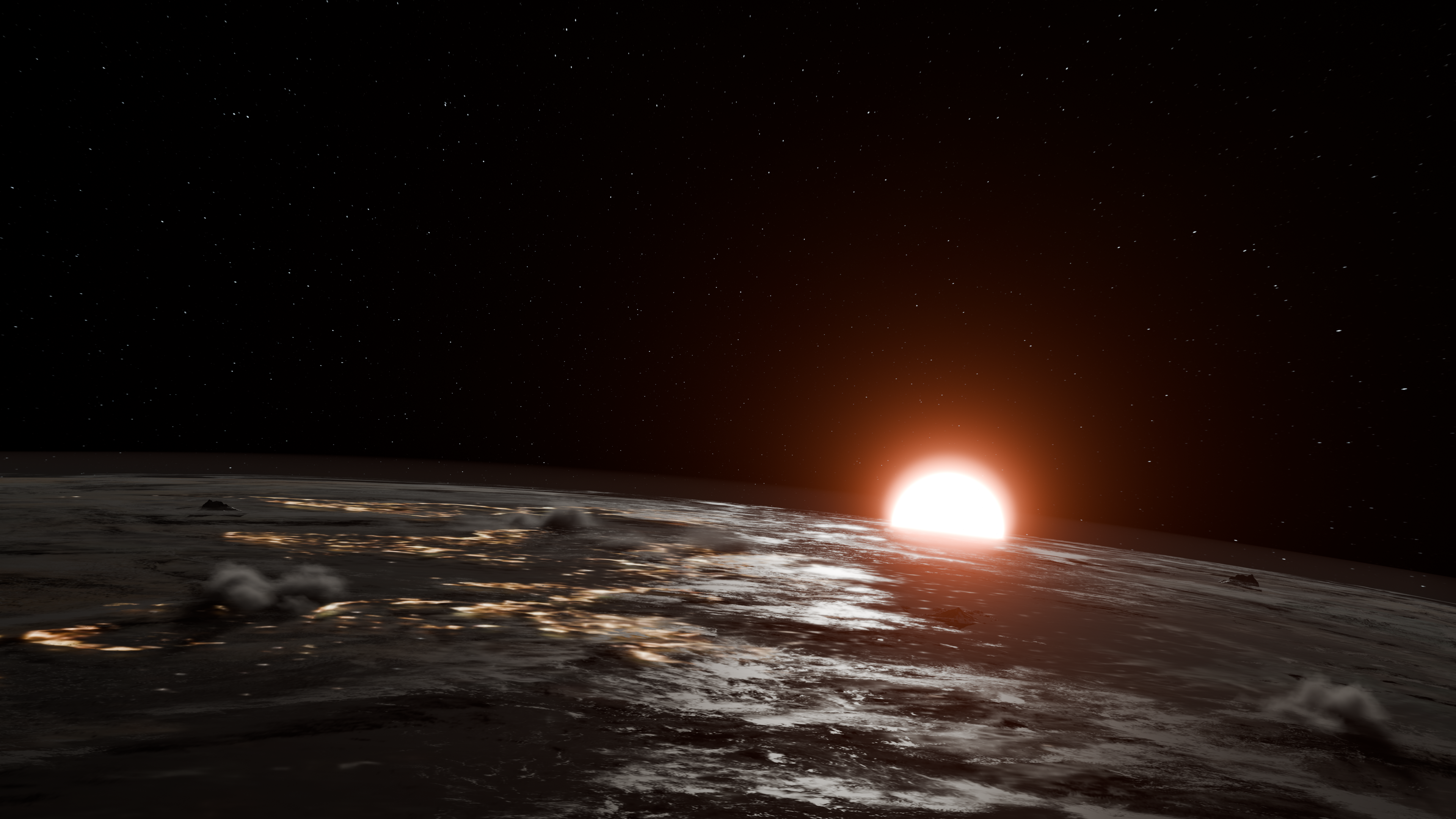 Open3DLab • close-up planet