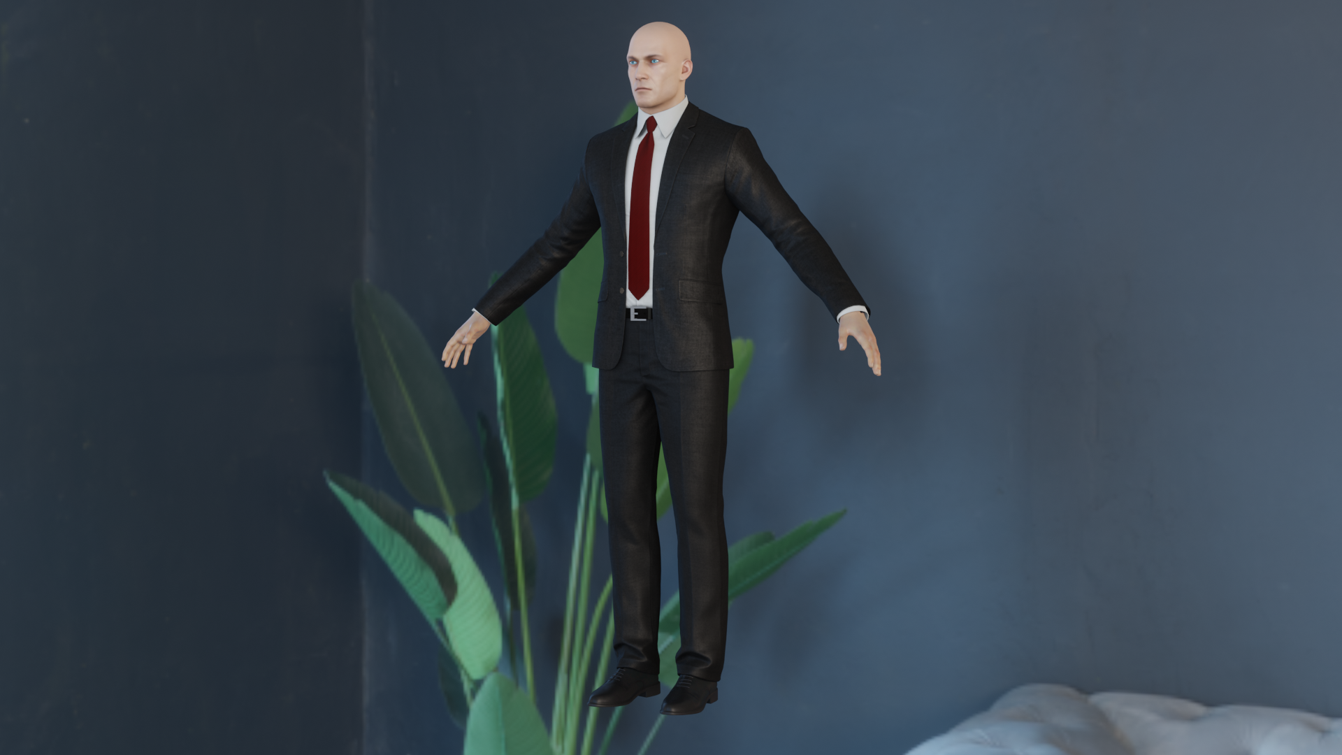 Open3DLab • Agent 47 (Hitman)
