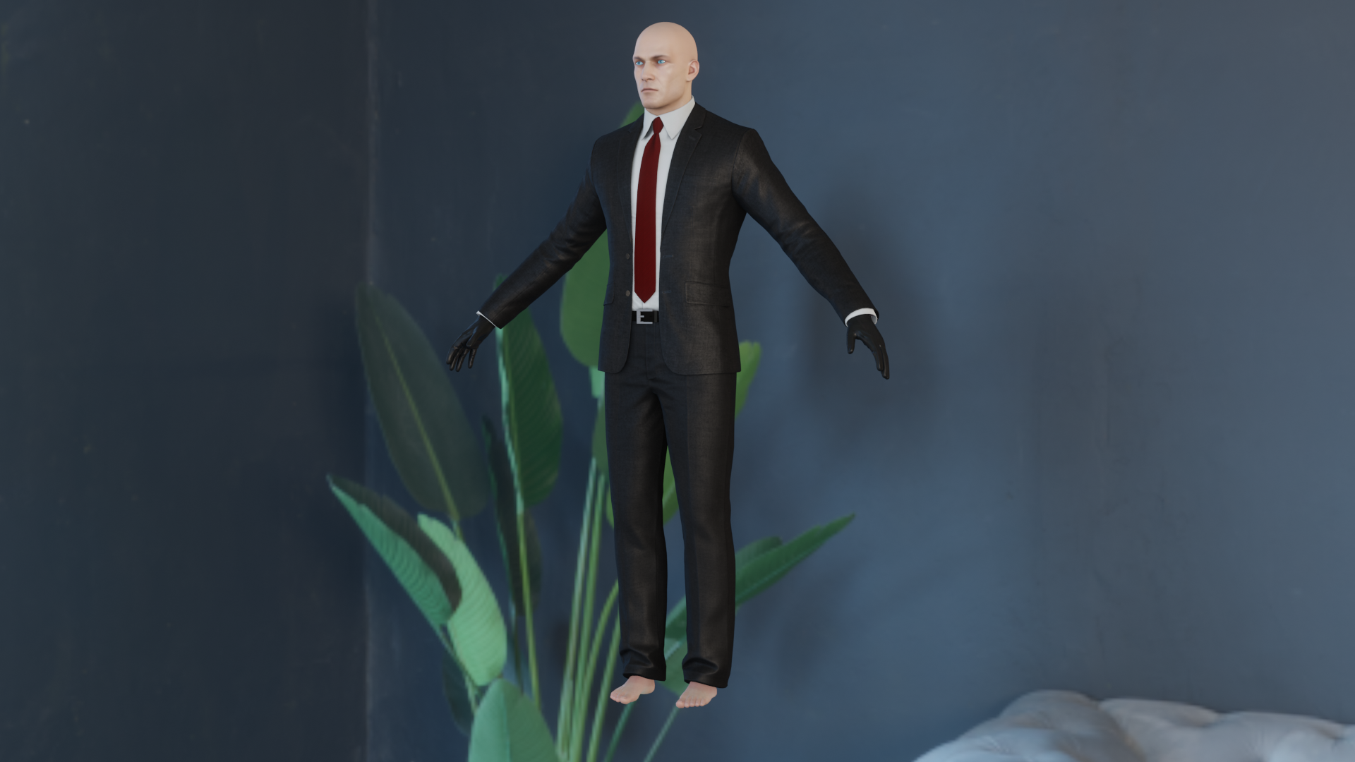 Open3DLab • Agent 47 (Hitman)